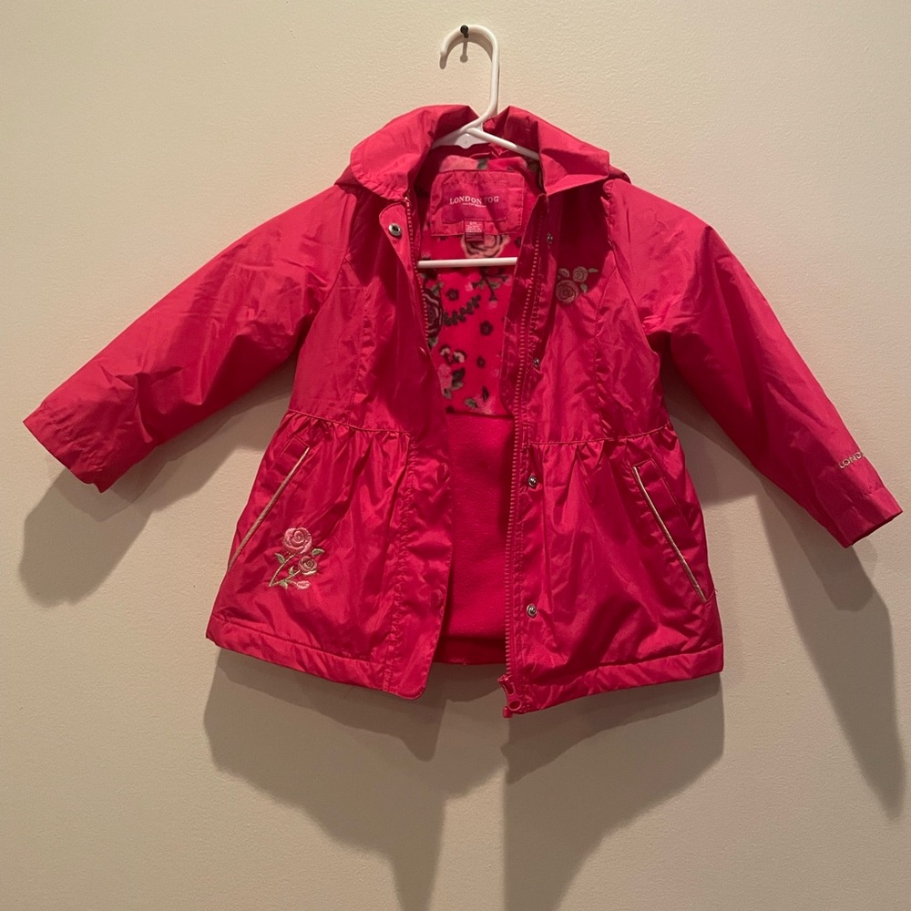 London Fog Pink Kids Jacket